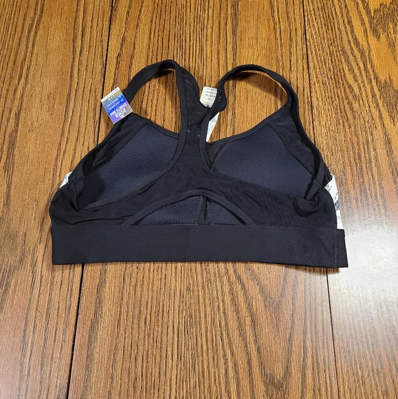 VS Pink Sports Bra sz Large black and white - Picture 2 of 2